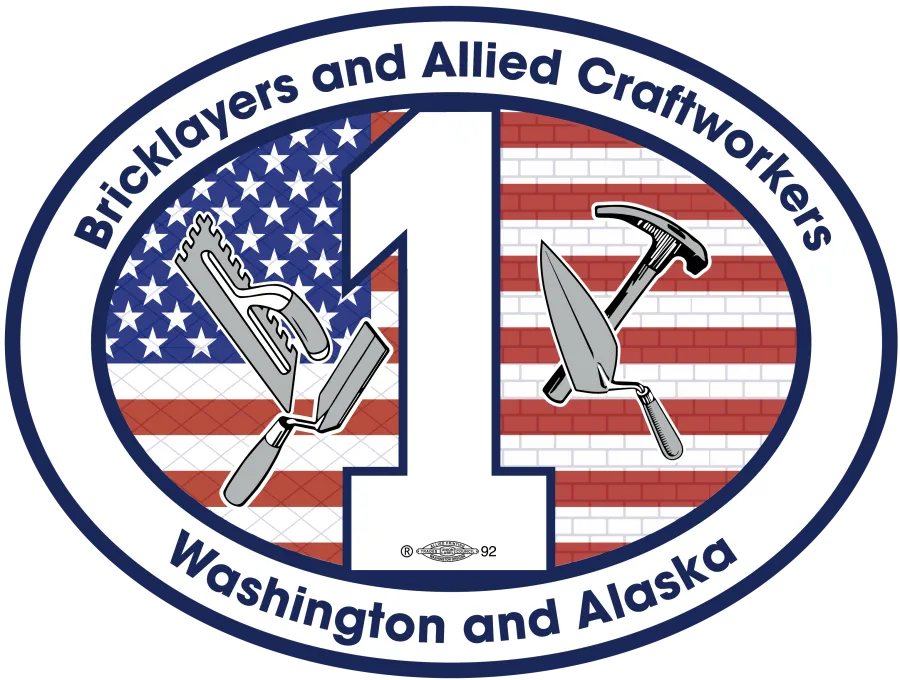 Red White and blue logo