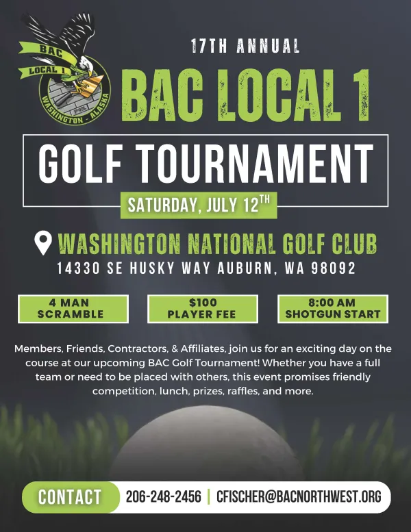 BAC Golf Tourney Flyer