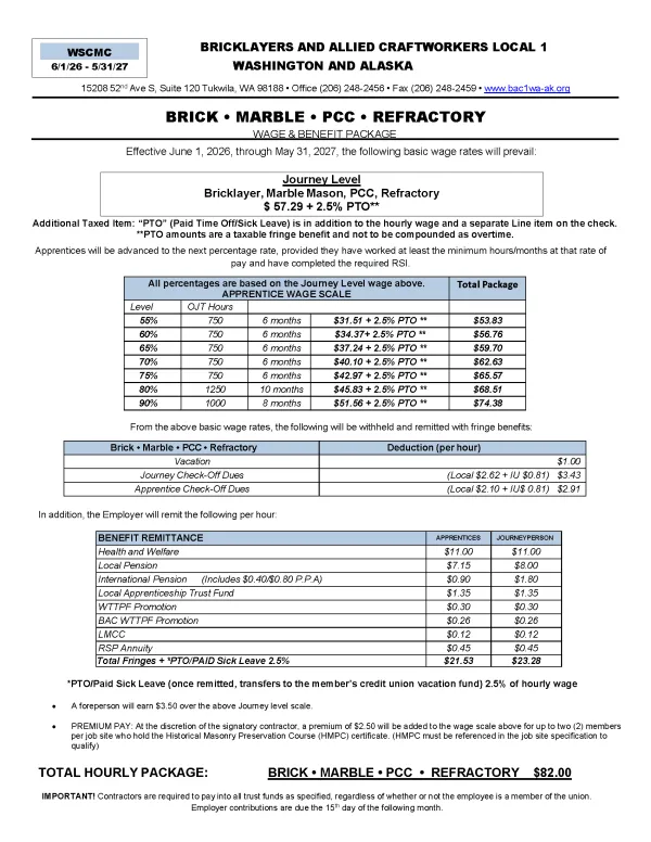 WA WSCMC Brick Marble PCC 06-/1/26-05/31/27