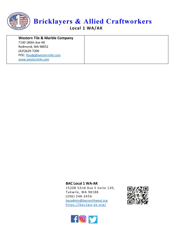 Signatory Contractors List 